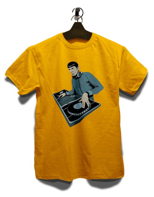 Spock Dj T-Shirt gelb L