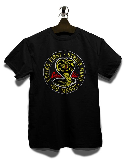 Cobra Kai Logo T-Shirt schwarz L