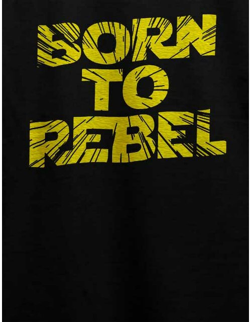 Born To Rebel T-Shirt schwarz L