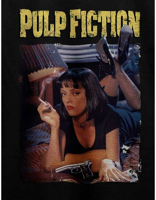 Pulp Fiction Vintage T-Shirt black L