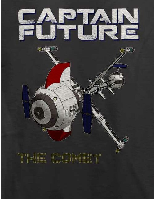 Captain Future The Comet T-Shirt dark-gray L