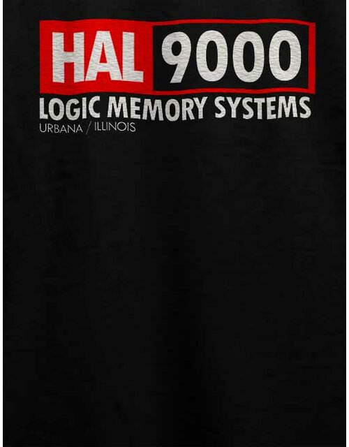 Hal 9000 T-Shirt schwarz L