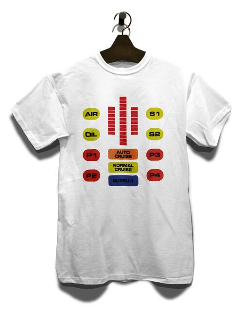 Knight Rider Control T-Shirt weiss L