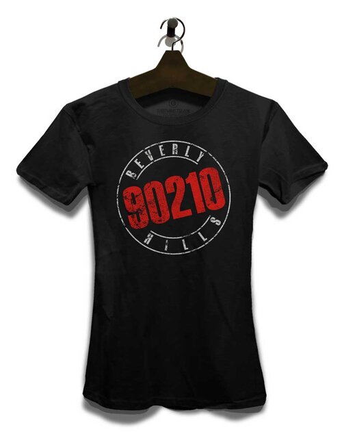 Beverly Hills 90210 Vintage Damen T-Shirt schwarz L
