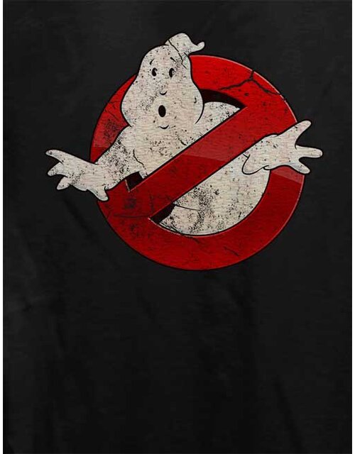 Ghostbusters Vintage Damen T-Shirt schwarz L