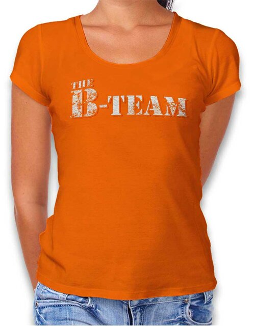 The B Team Vintage Womens T-Shirt orange S