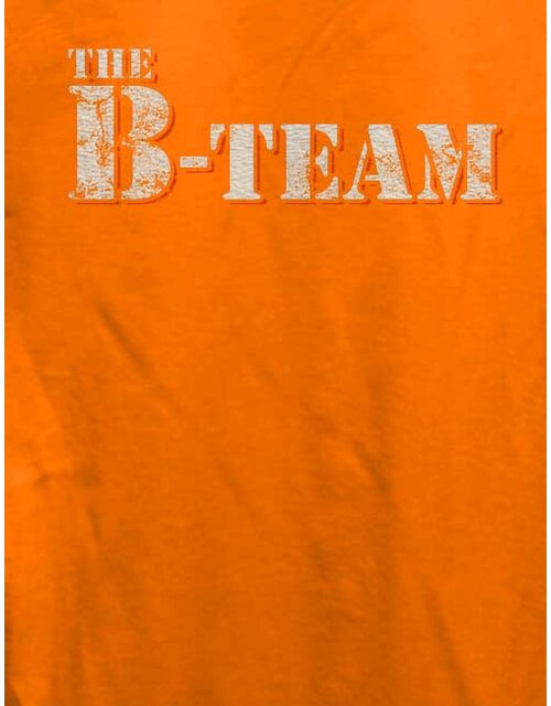 The B Team Vintage Womens T-Shirt orange S