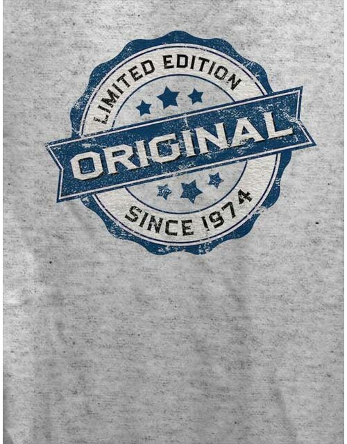 Original Since 1974 Damen T-Shirt grau-meliert L