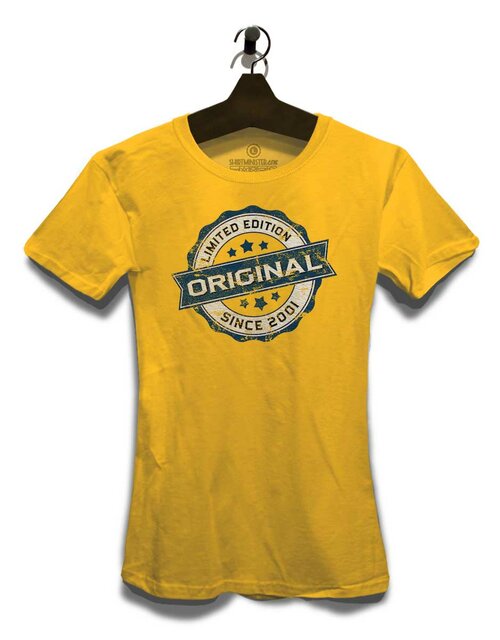 Original Since 2001 Damen T-Shirt gelb L