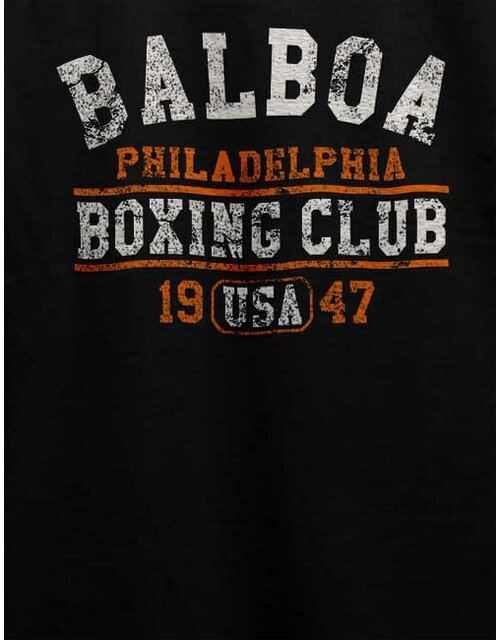 Balboa Boxing Club T-Shirt schwarz L