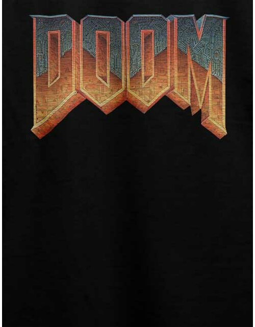 Doom Logo T-Shirt schwarz L