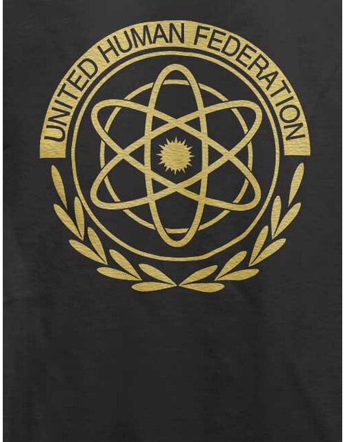United Human Federation Valerian T-Shirt dunkelgrau L