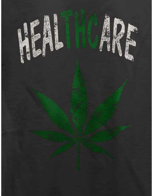 Cannabis Healthcare T-Shirt dunkelgrau L