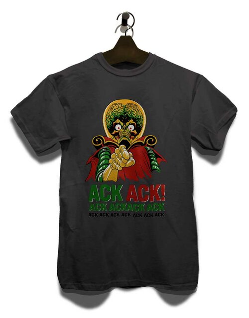 Ack Ack Mars Attacks T-Shirt dunkelgrau L