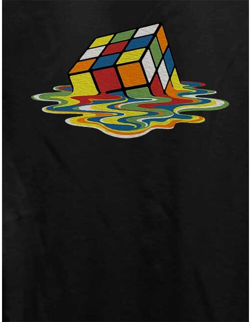 Sheldons Cube Damen T-Shirt schwarz L