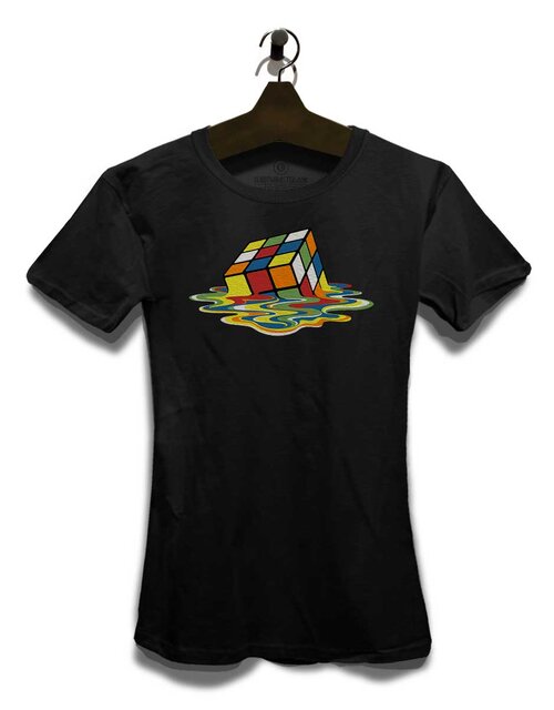 Sheldons Cube Damen T-Shirt schwarz L