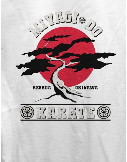 Mister Miyagi Karate Damen T-Shirt weiss L