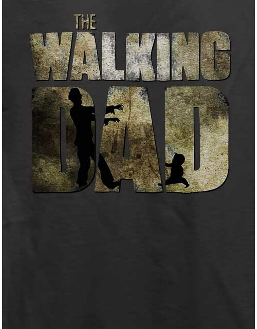 The Walking Dad T-Shirt dunkelgrau L