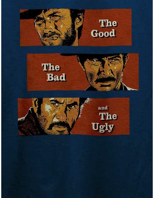 The Good The Bad And The Ugly T-Shirt dunkelblau L