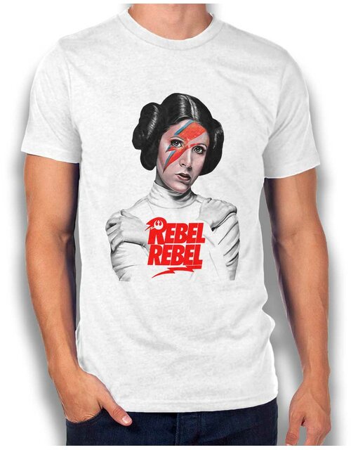 Rebel Rebel Leia T-Shirt weiss L