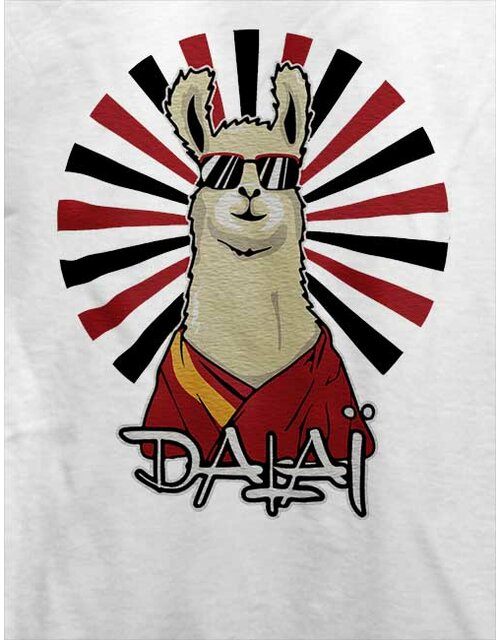 Dalai Lama T-Shirt white L