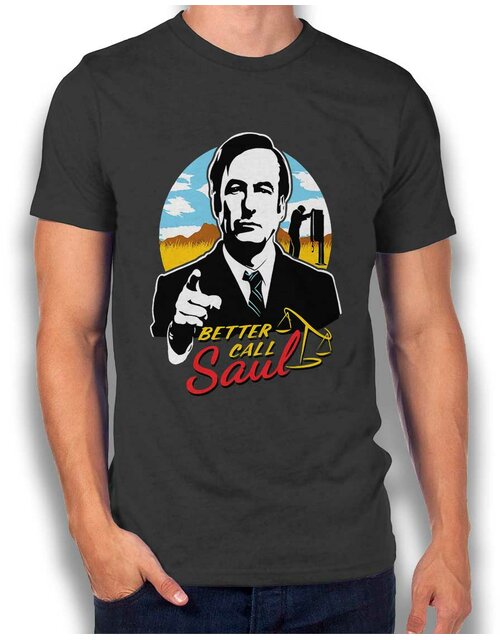 Better Call Saul Desert T-Shirt dunkelgrau L