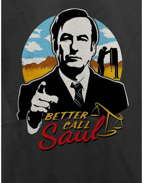 Better Call Saul Desert T-Shirt dunkelgrau L