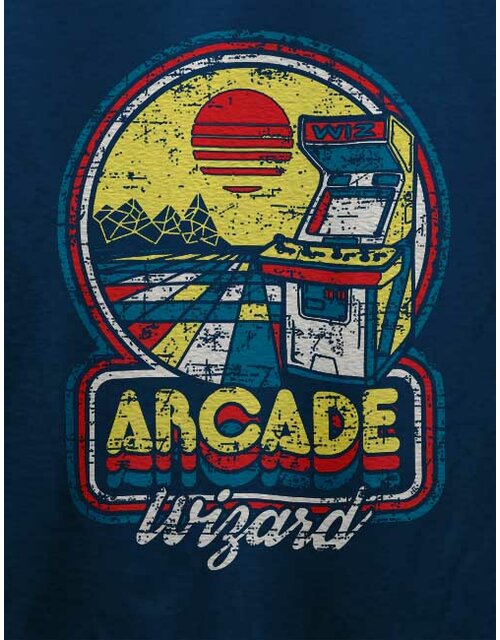 Arcade Wizard T-Shirt dunkelblau L