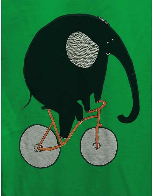 Elephant Bike Damen T-Shirt gruen L