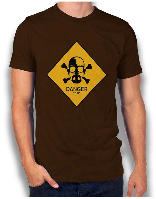 Danger Toxic T-Shirt braun S