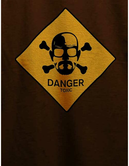 Danger Toxic T-Shirt braun S