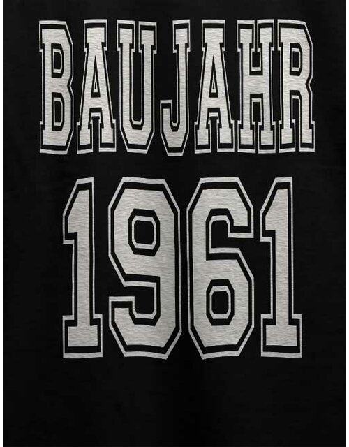 Baujahr 1961 T-Shirt schwarz M