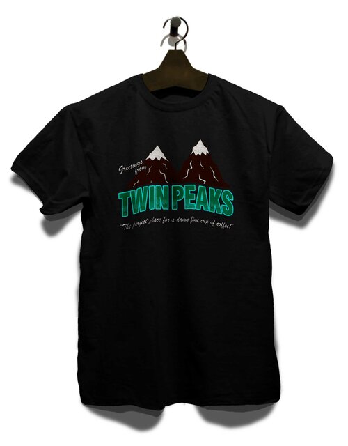 Greeting Twin Peaks T-Shirt schwarz S