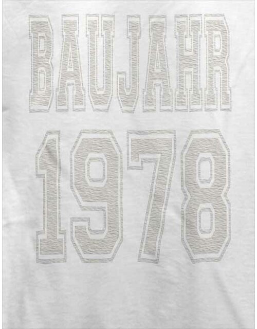 Baujahr 1978 T-Shirt weiss M