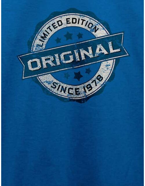 Original Since 1978 T-Shirt royal-blue L