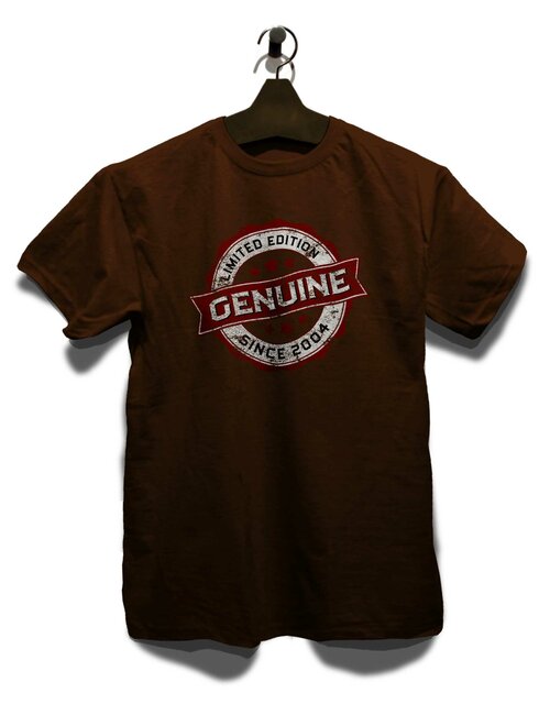 Genuine Since 2004 T-Shirt braun L
