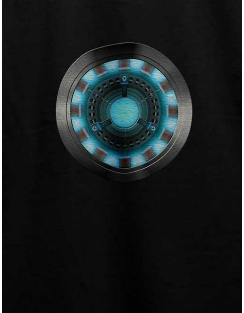 Arc Reactor Ironman 2 T-Shirt schwarz L