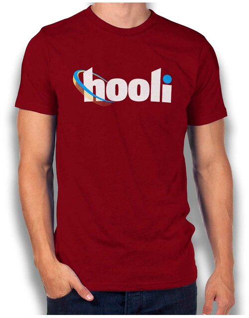Hooli Logo T-Shirt bordeaux S