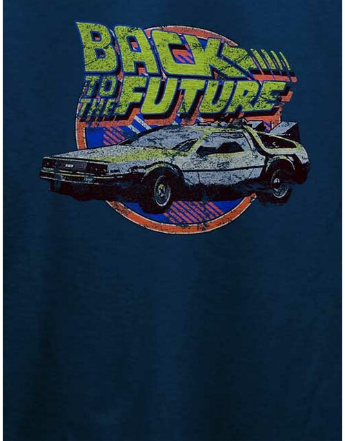 Back To The Future T-Shirt dunkelblau L