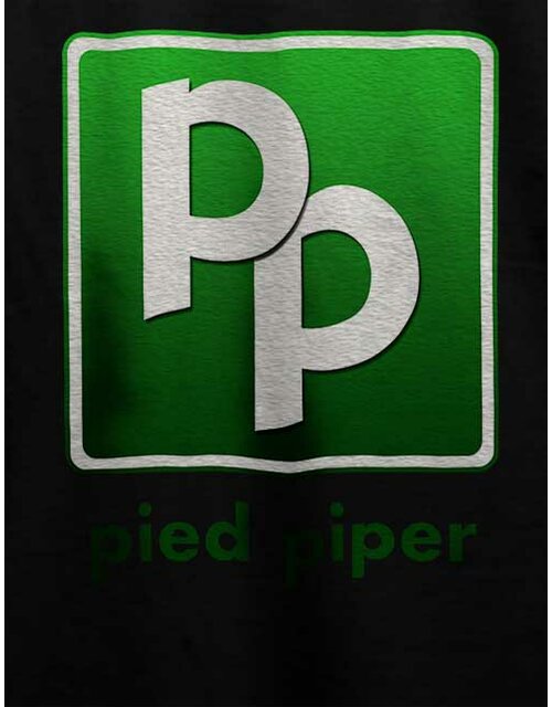 Pied Piper Logo T-Shirt schwarz L