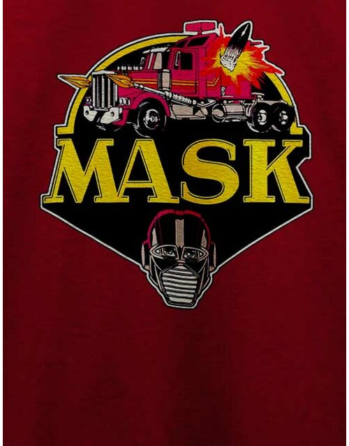 Mask Logo T-Shirt bordeaux L