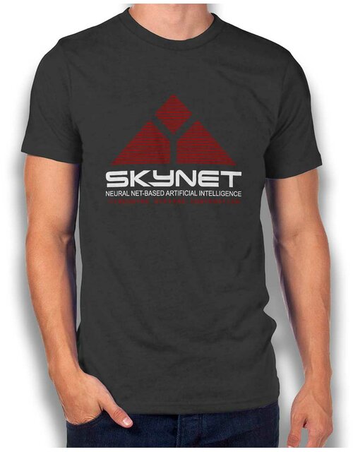 Skynet Cyberdyne Systems Corporation T-Shirt dunkelgrau L