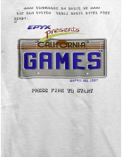 California Games T-Shirt weiss L