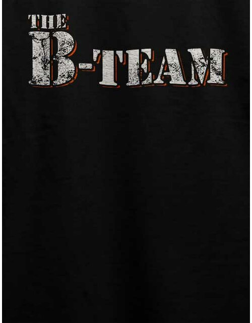 The B Team Vintage T-Shirt schwarz S