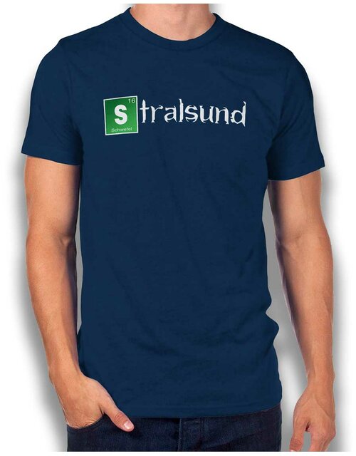 Stralsund T-Shirt dunkelblau L