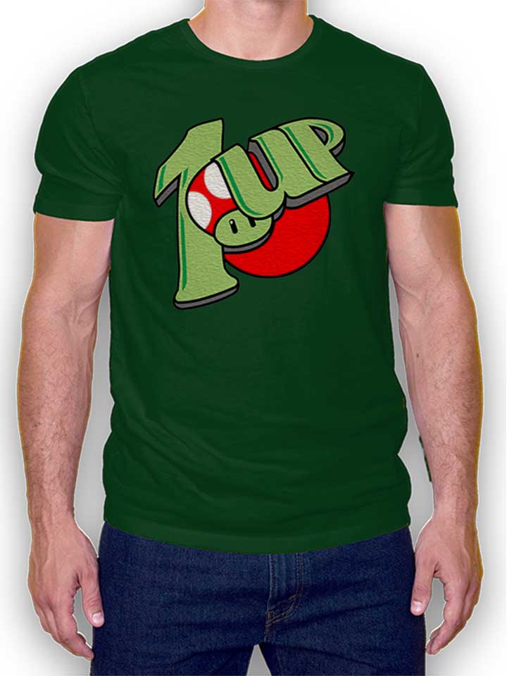 1 Up T-Shirt dunkelgruen L