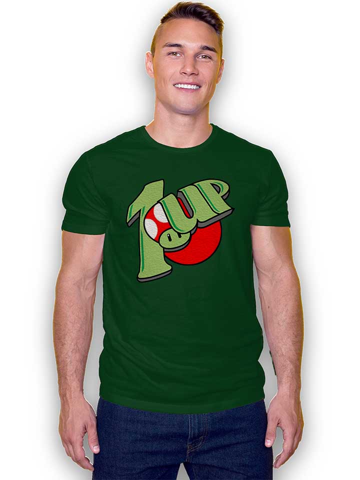 1-up-t-shirt dunkelgruen 2