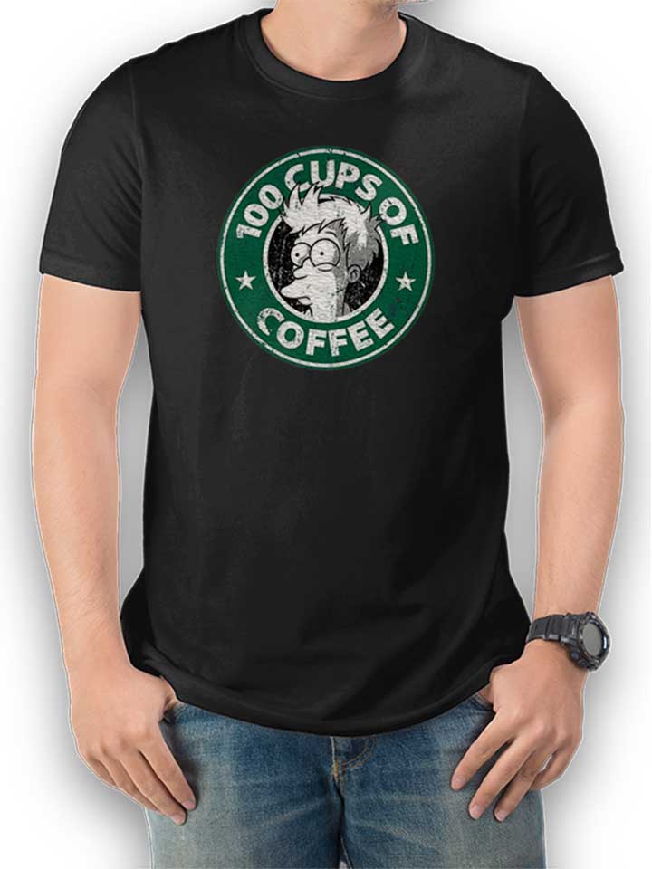 100 Cups Of Coffee T-Shirt schwarz L