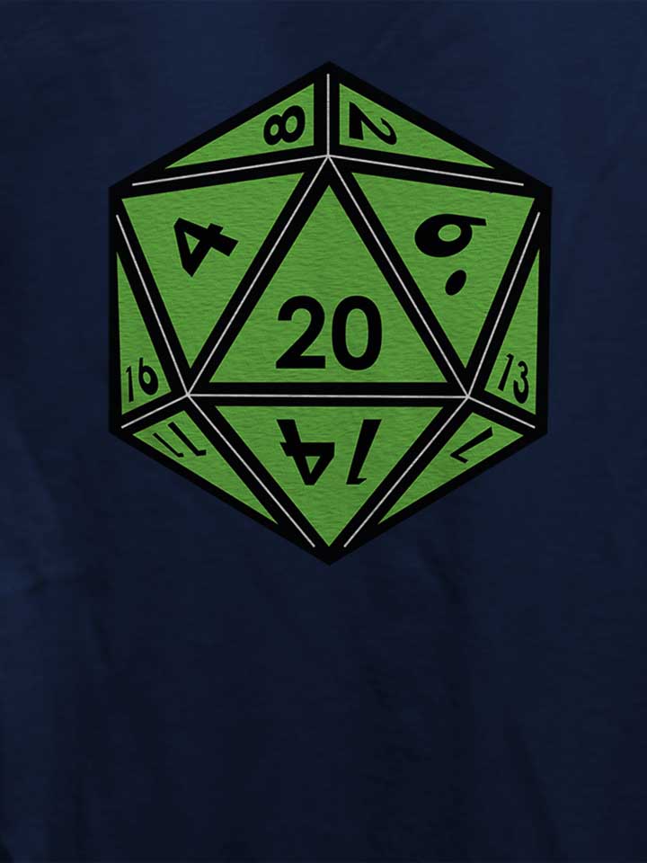 20-dice-green-damen-t-shirt dunkelblau 4
