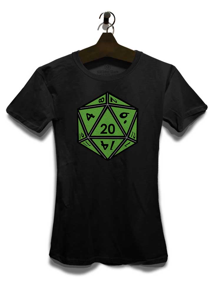 20-dice-green-damen-t-shirt schwarz 3